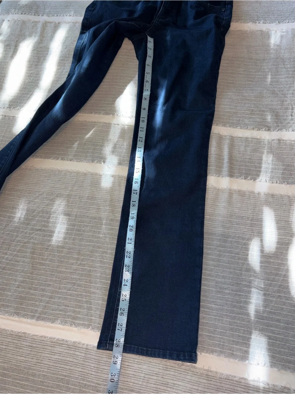 NYDJ Women's Dark Indigo Marilyn Straight Jeans size 0 petite